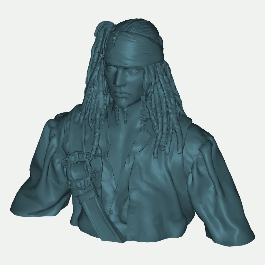 jack sparrow bust