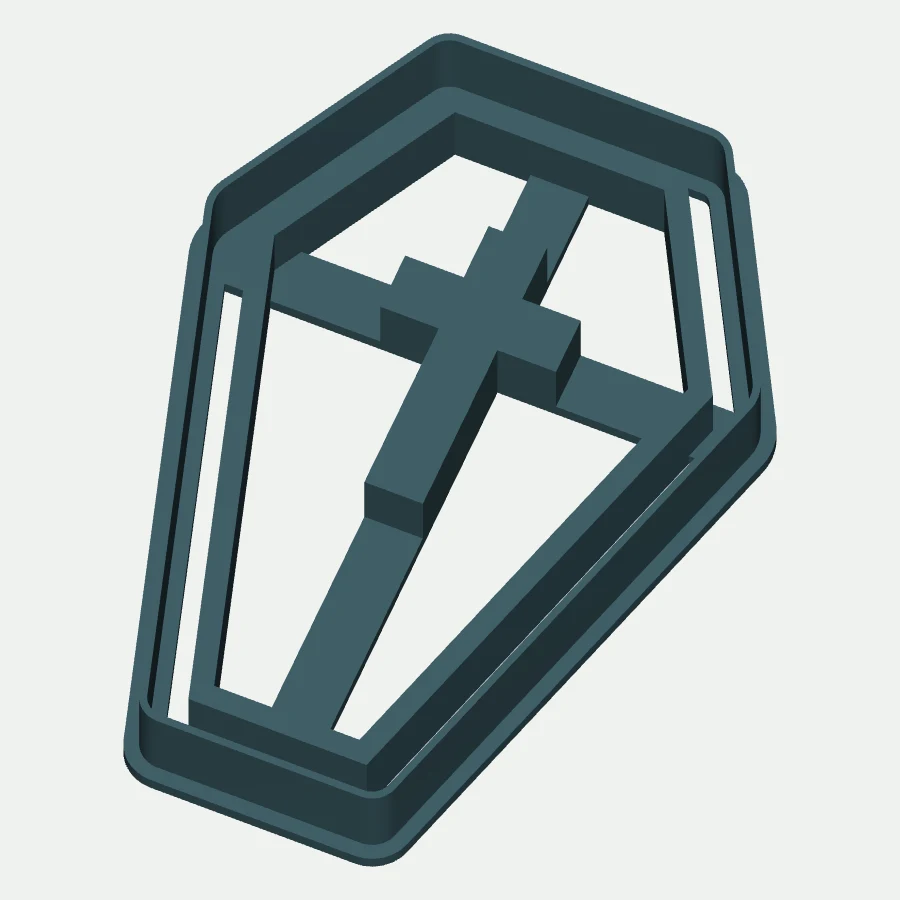 Coffin Cookie Cutter