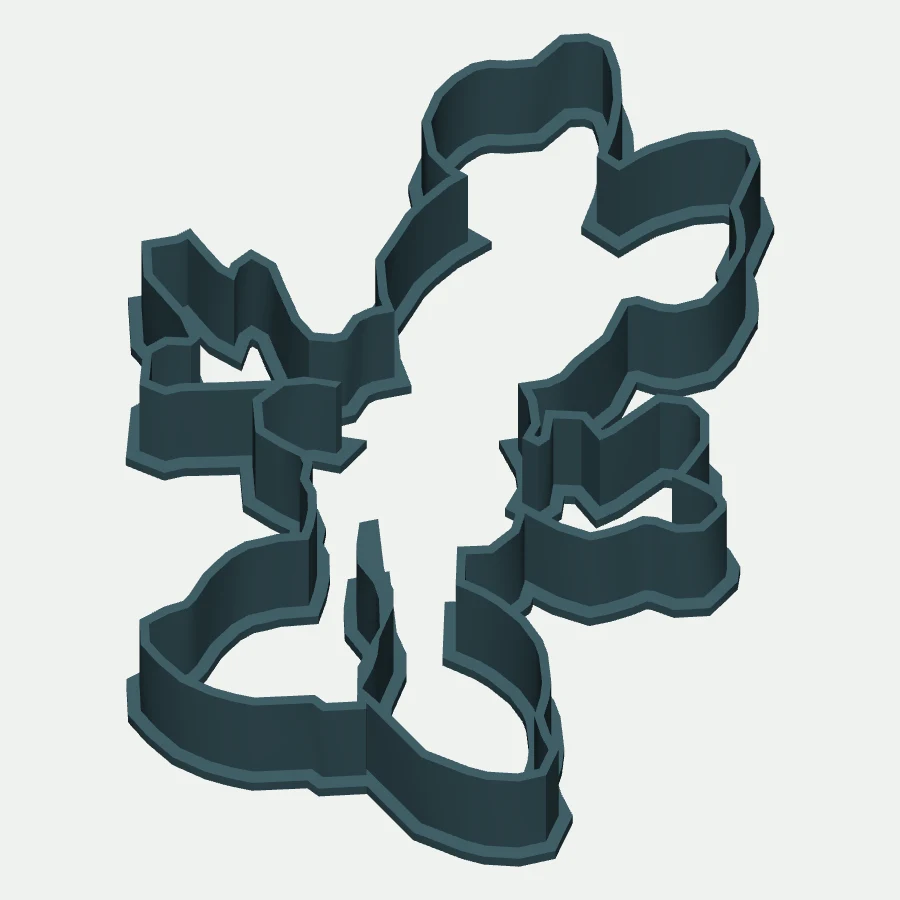 Minnie Mouse Outline Cookie Cutter