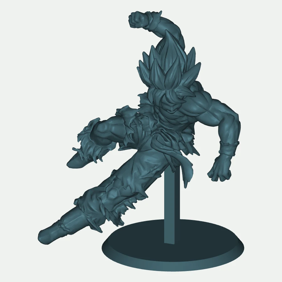 Goku in Flight