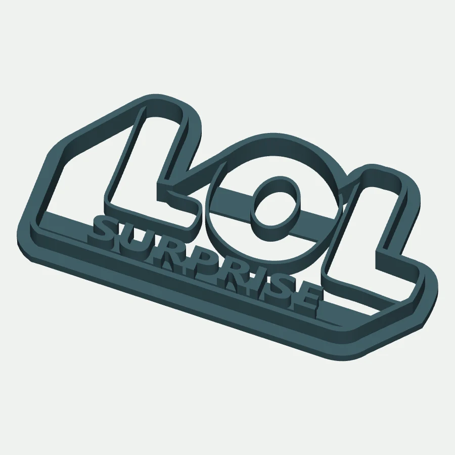 L.O.L Logo Cookie Cutter