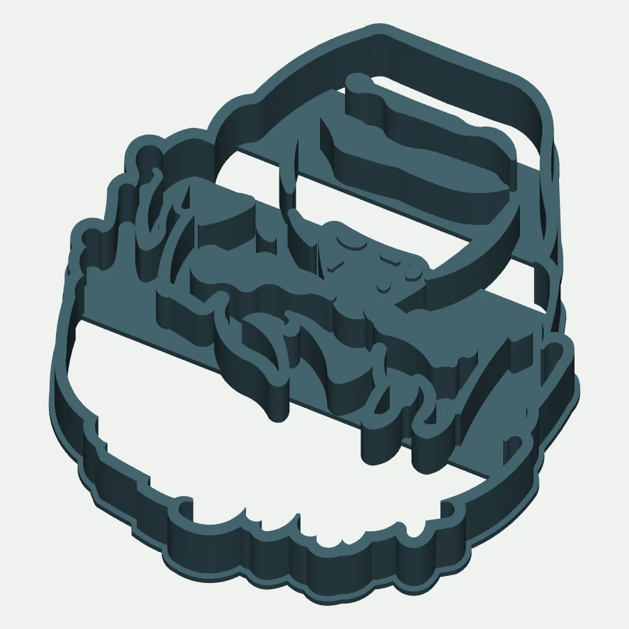 Hulk head 1 Cookie Cutter