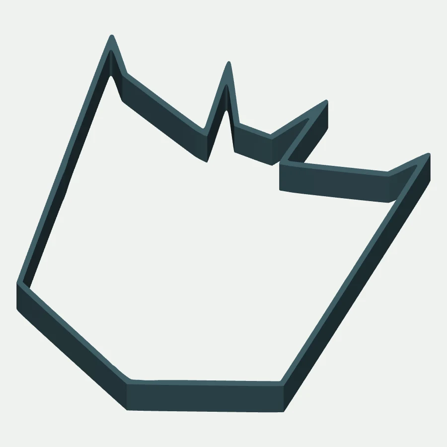 Decepticon Outline Cookie Cutter