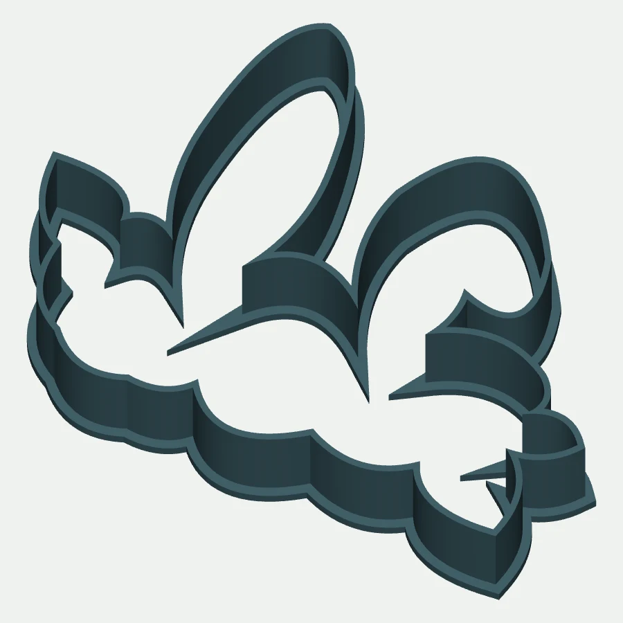 Cloud and Leaves Cookie Cutter