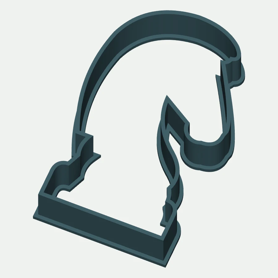 Knight Chess Piece Cookie Cutter