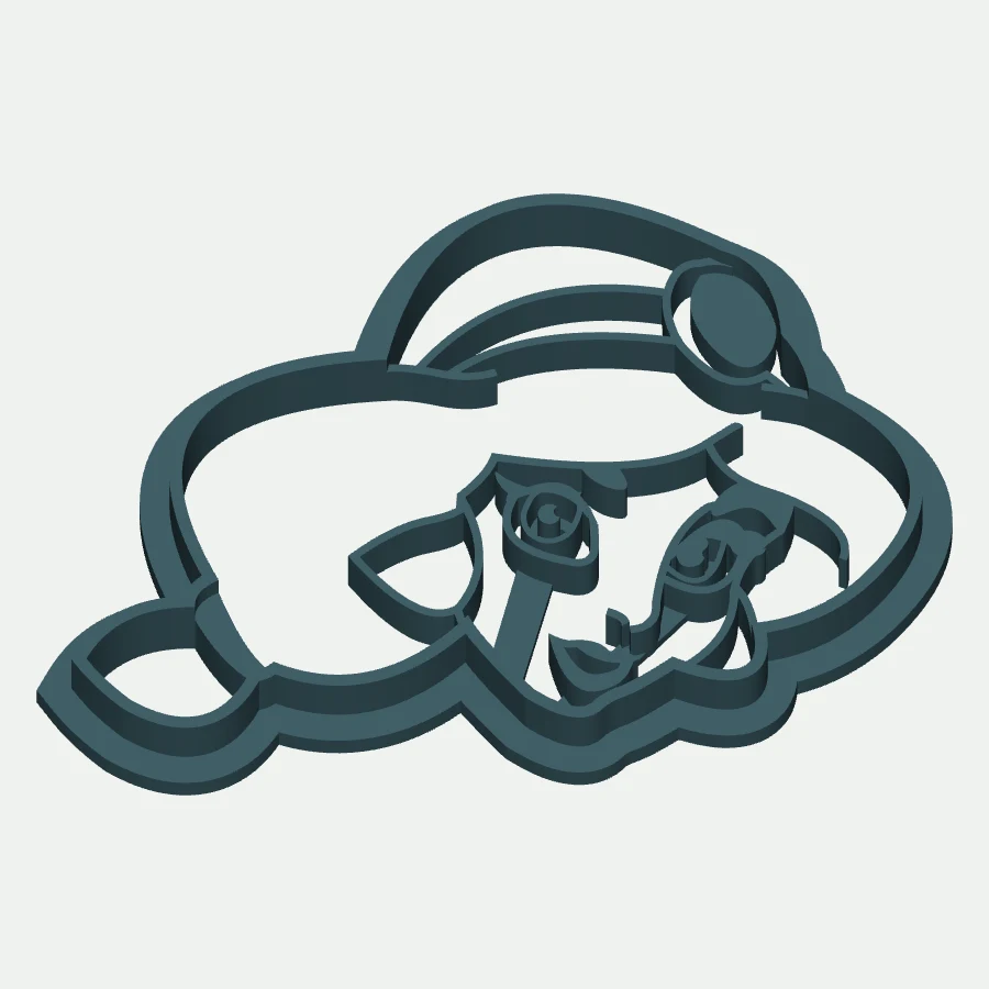 Princess Jazmin Cookie Cutter