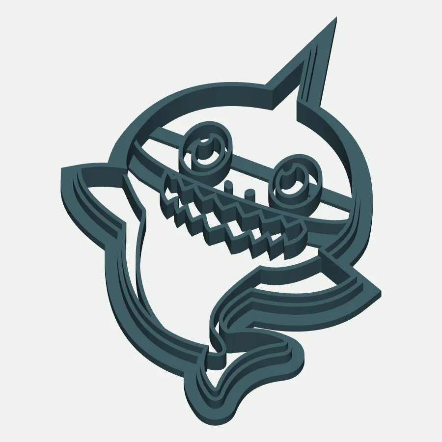 Shark Cookie Cutter - Variant 2