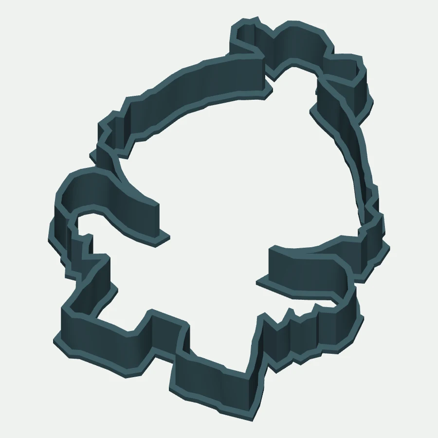Lisa Simpson Outline Cookie Cutter