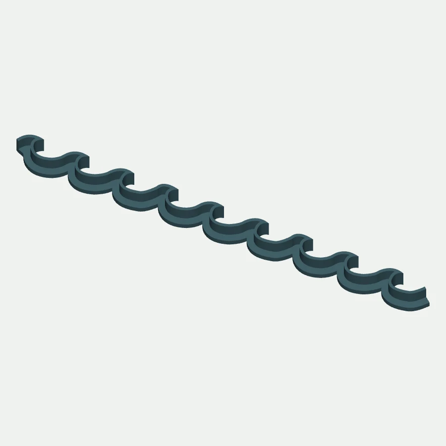 waves Cookie Cutter