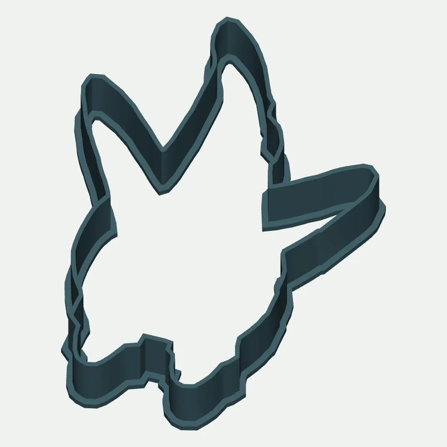 Patrick Star Outline Cookie Cutter