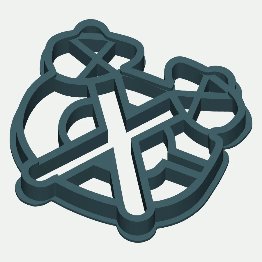 Blackhawks Logo 2 Cookie Cutter
