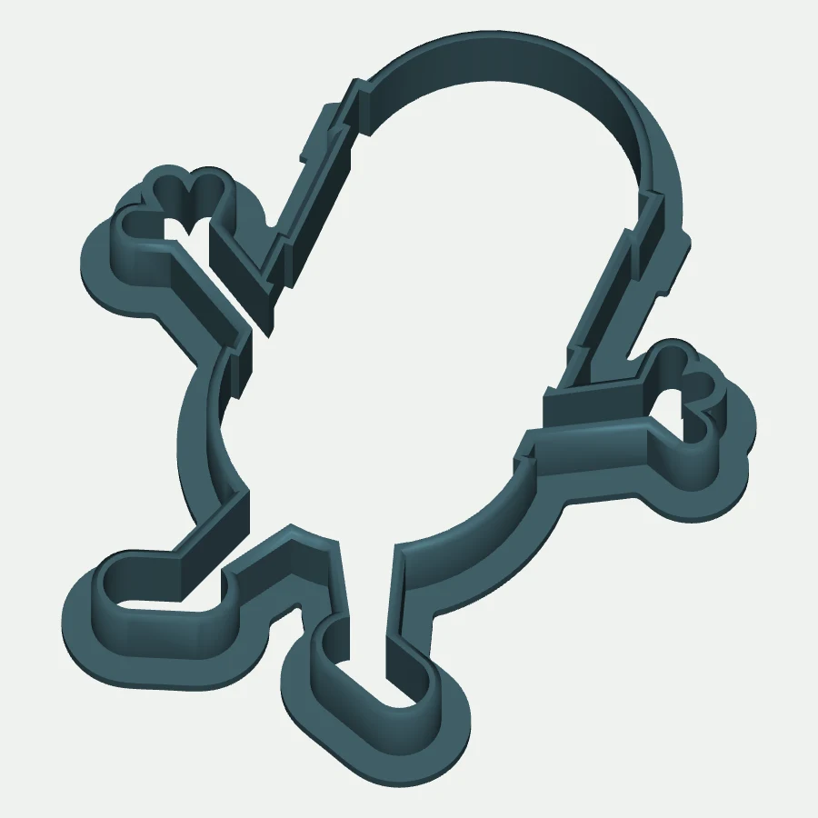 Minion Outline Cookie Cutter - Variant 2