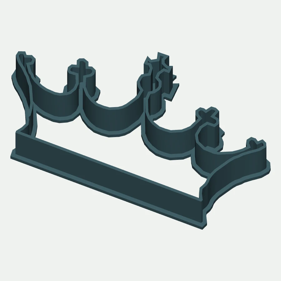 Crown Cookie Cutter - Variant 3