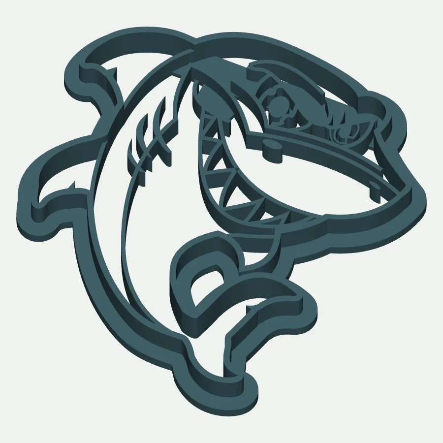 Shark 3 Cookie Cutter