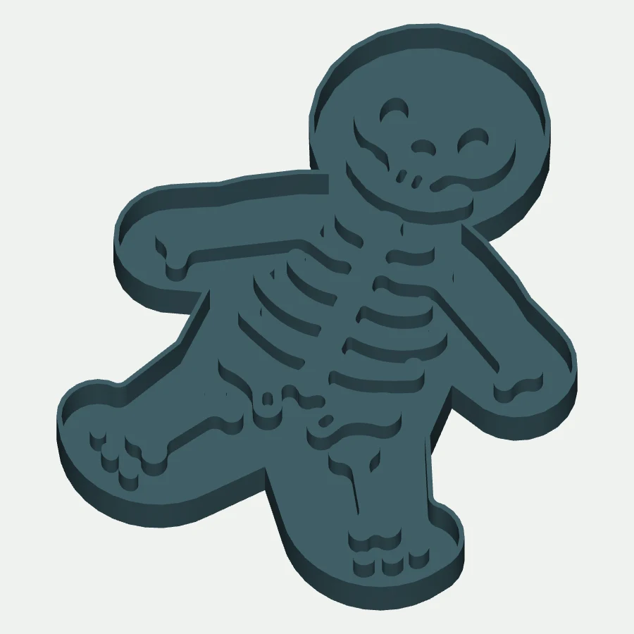 Skeleton Cookie Stamp