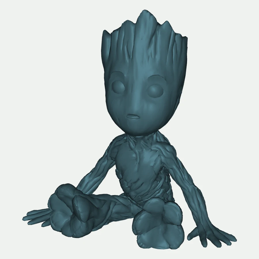Baby Groot Sitting Figure