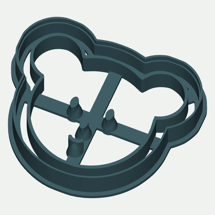 Bear Pop Cookie Cutter