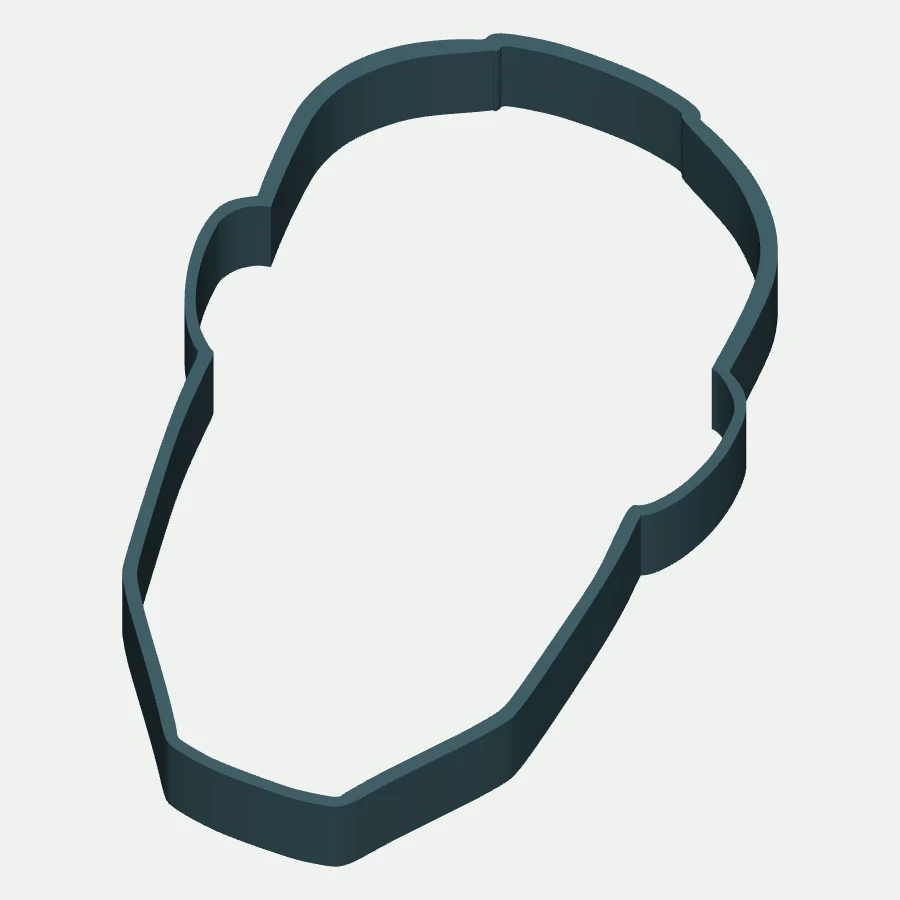 Iron Man Outline Cookie Cutter