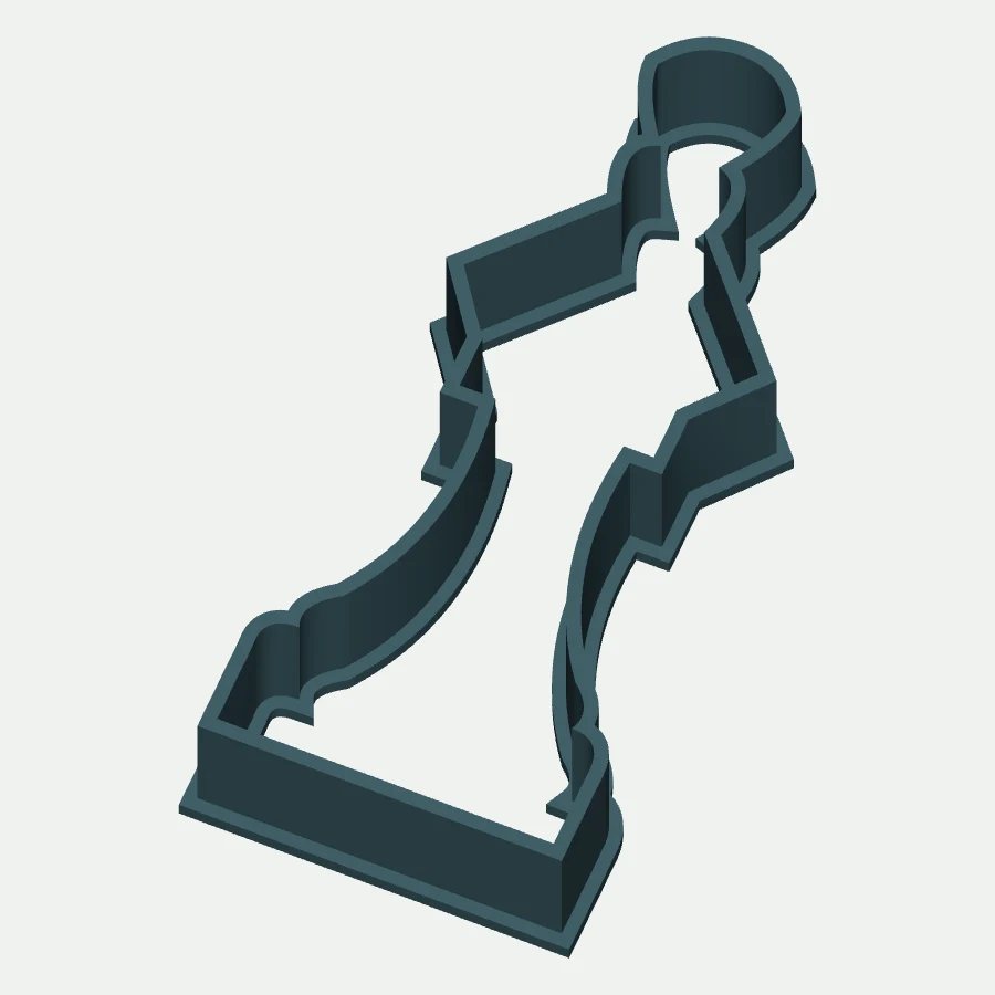 Rook Chess Piece Cookie Cutter
