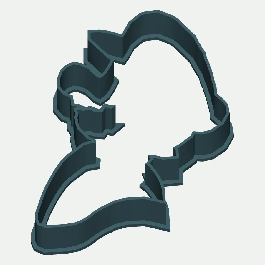 Mario Profile Cookie Cutter
