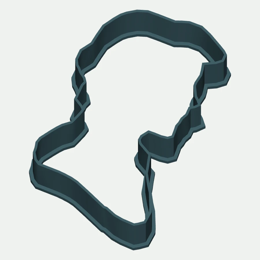 Boy Profile Cookie Cutter