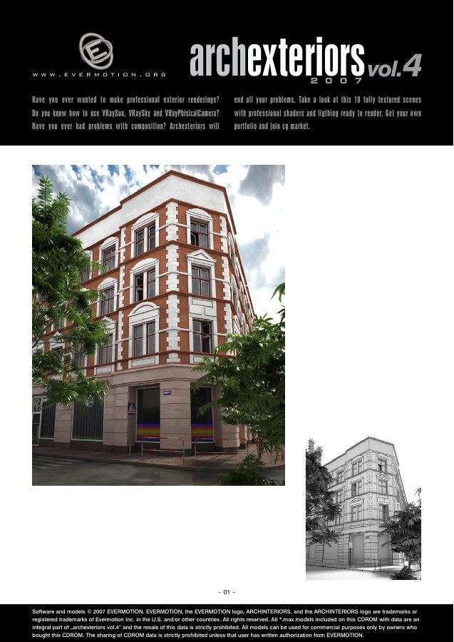 Archexteriors Vol. 004 catalogue first page