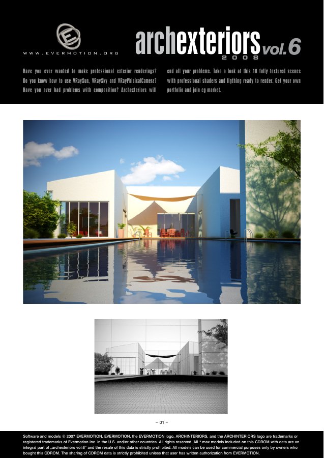 Archexteriors Vol. 006 catalogue first page