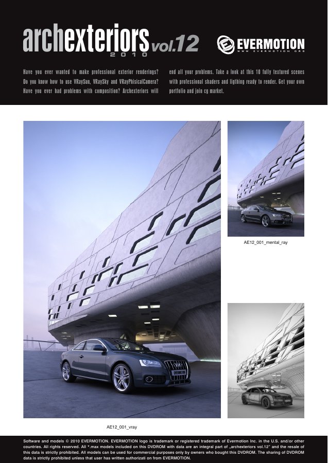 Archexteriors Vol. 012 catalogue first page