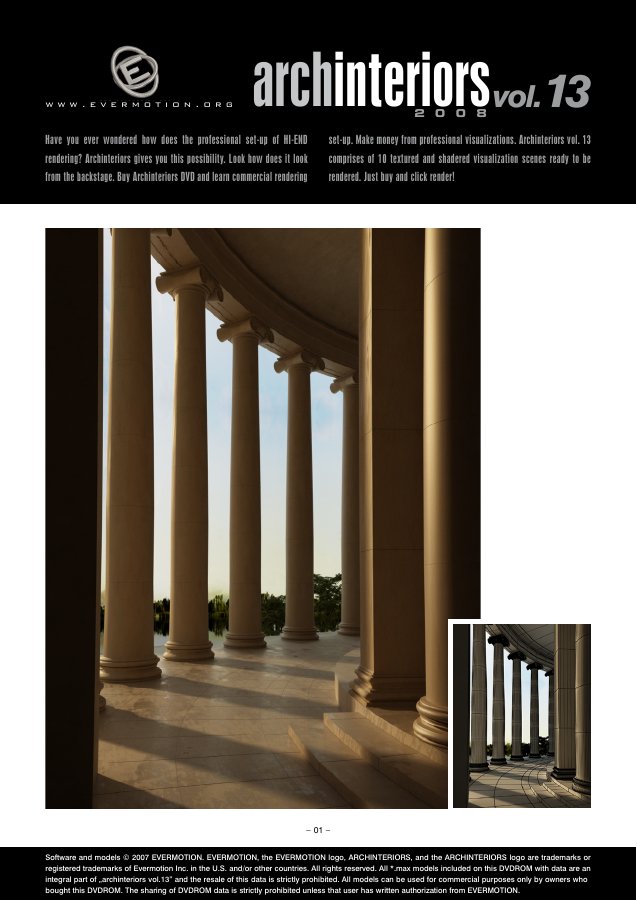 Archinteriors Vol. 013 catalogue first page