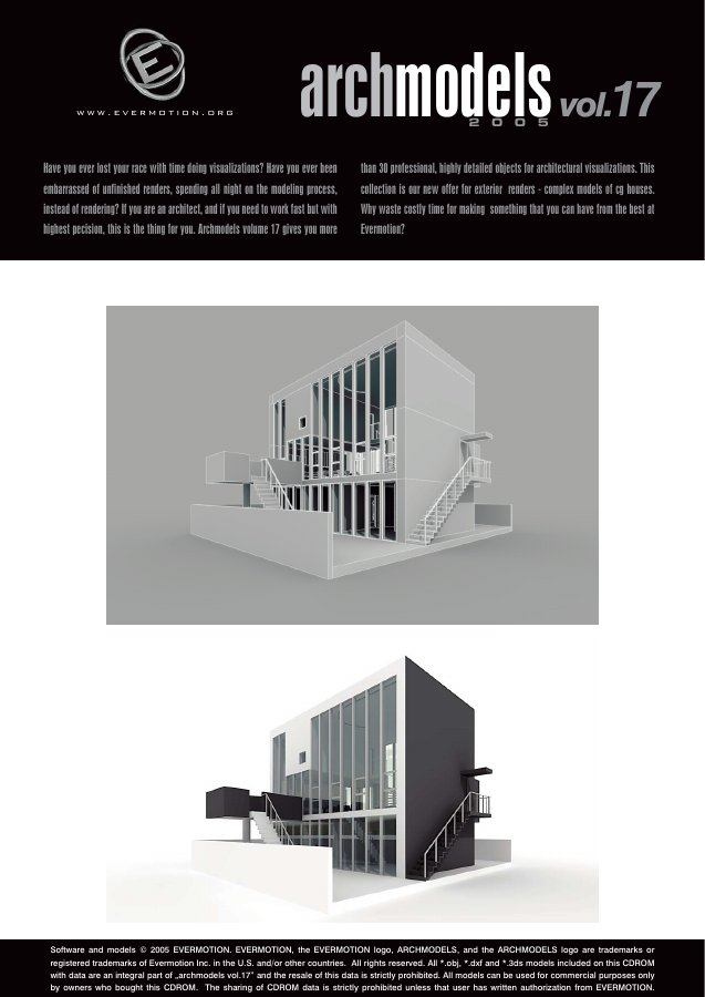 Archmodels Vol. 017 catalogue first page