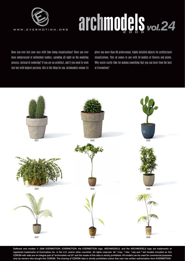 Archmodels Vol. 024 catalogue first page