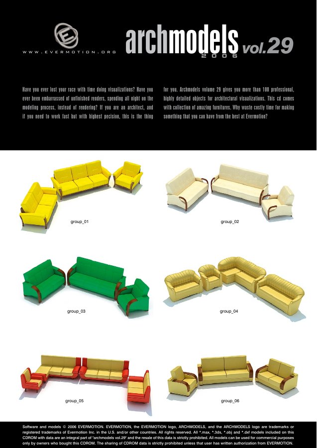 Archmodels Vol. 029 catalogue first page