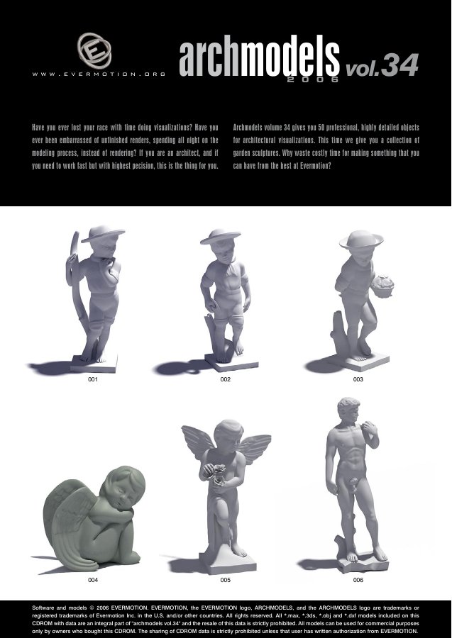 Archmodels Vol. 034 catalogue first page