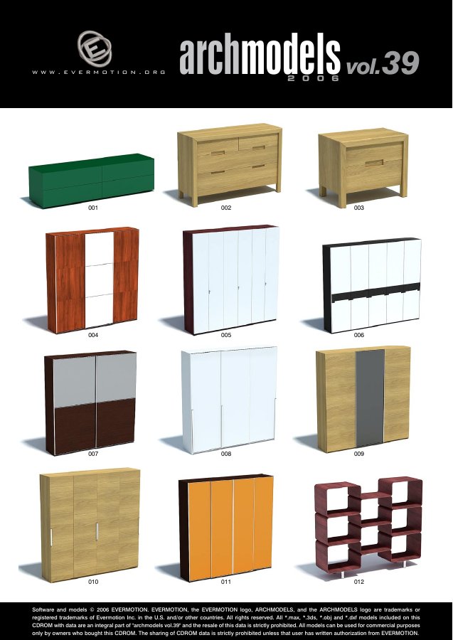 Archmodels Vol. 039 catalogue first page