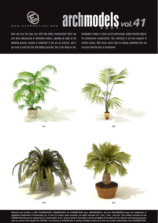 Archmodels Vol. 041 catalogue first page