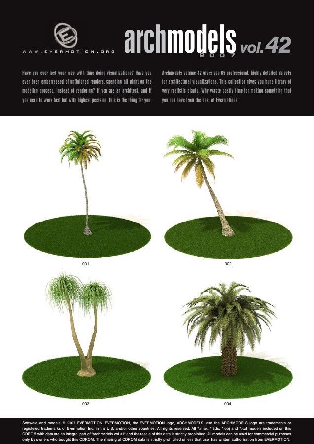 Archmodels Vol. 042 catalogue first page