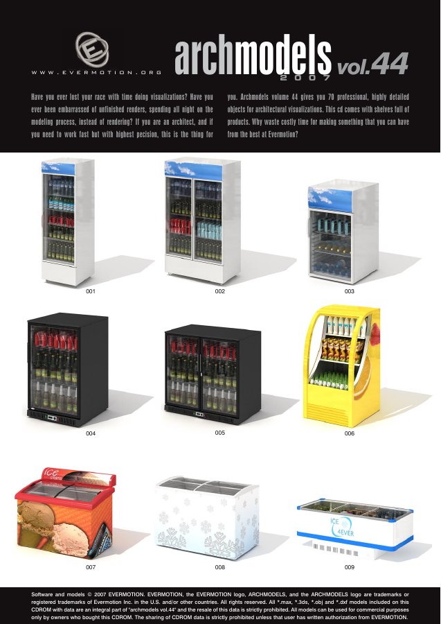 Archmodels Vol. 044 catalogue first page