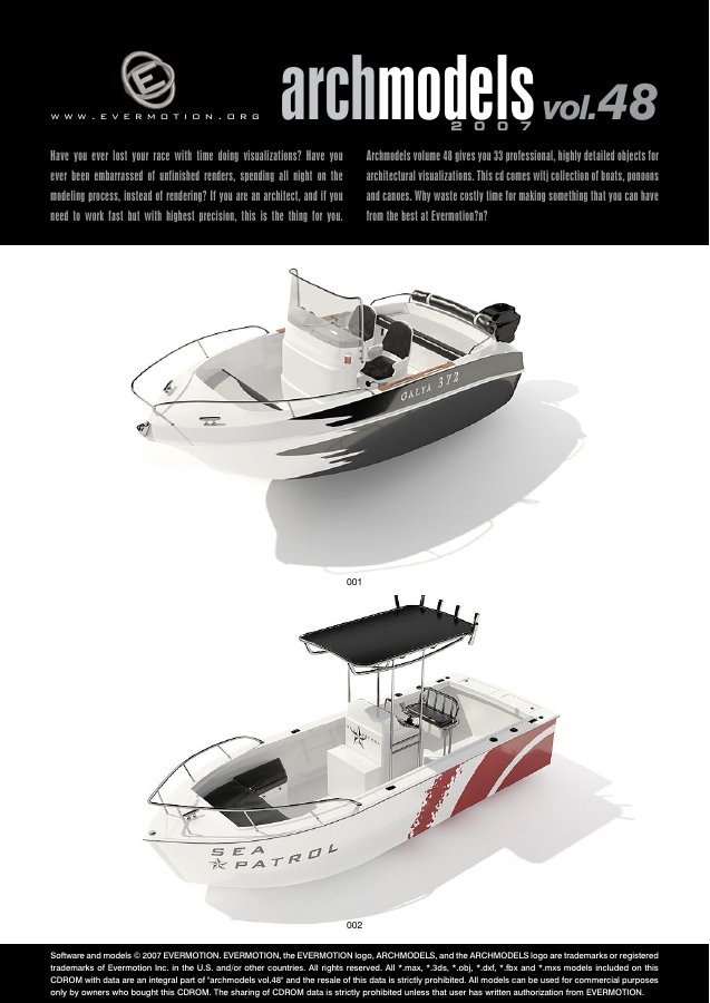 Archmodels Vol. 048 catalogue first page