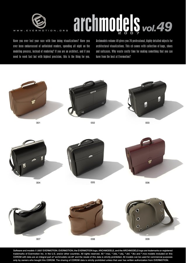 Archmodels Vol. 049 catalogue first page