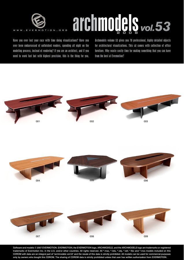 Archmodels Vol. 053 catalogue first page