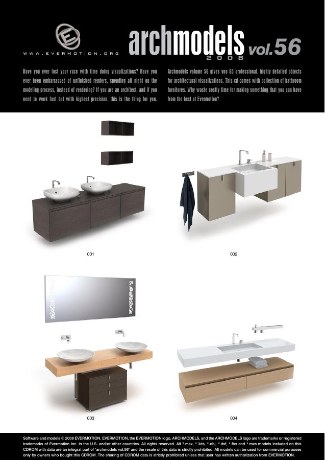 Archmodels Vol. 056 catalogue first page