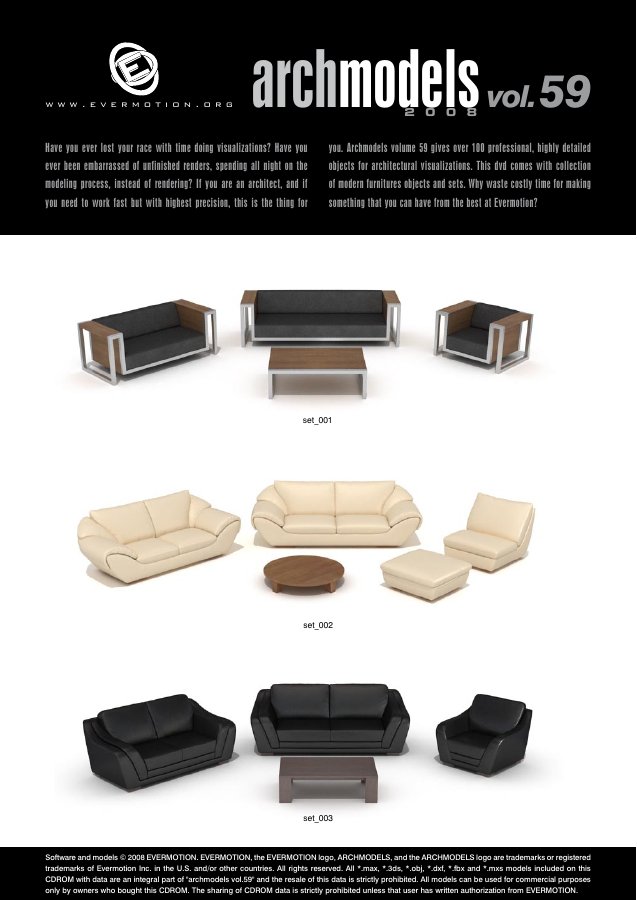 Archmodels Vol. 059 catalogue first page