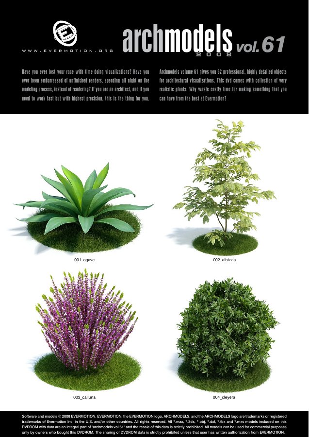Archmodels Vol. 061 catalogue first page