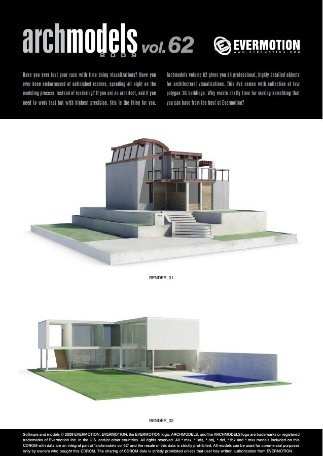 Archmodels Vol. 062 catalogue first page