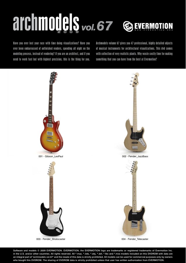 Archmodels Vol. 067 catalogue first page