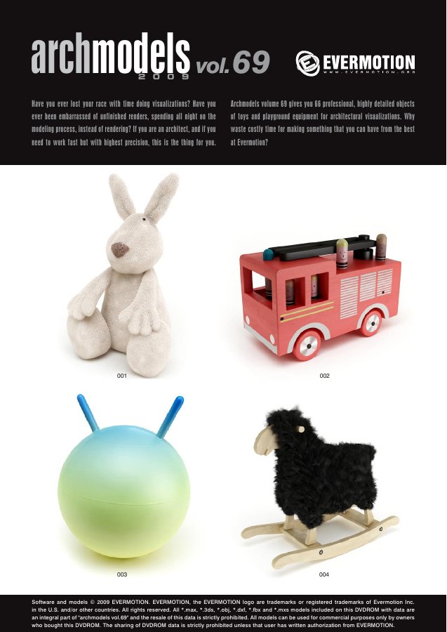 Archmodels Vol. 069 catalogue first page