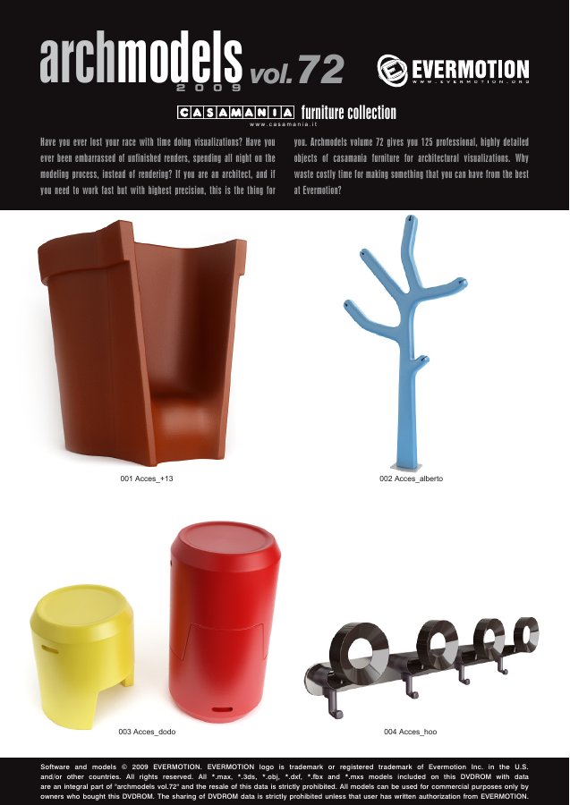 Archmodels Vol. 072 catalogue first page