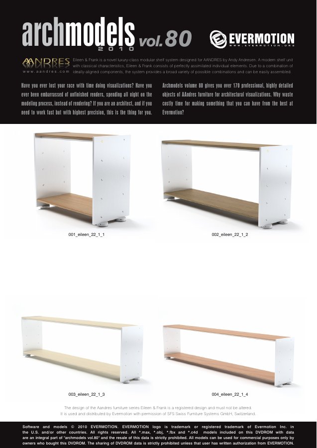Archmodels Vol. 080 catalogue first page