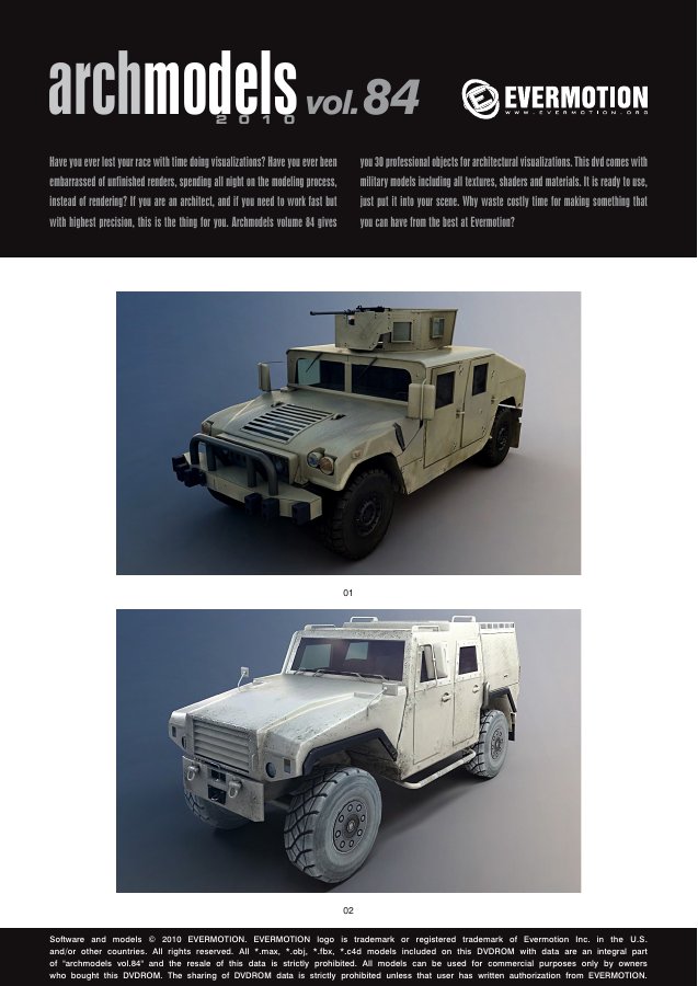Archmodels Vol. 084 catalogue first page