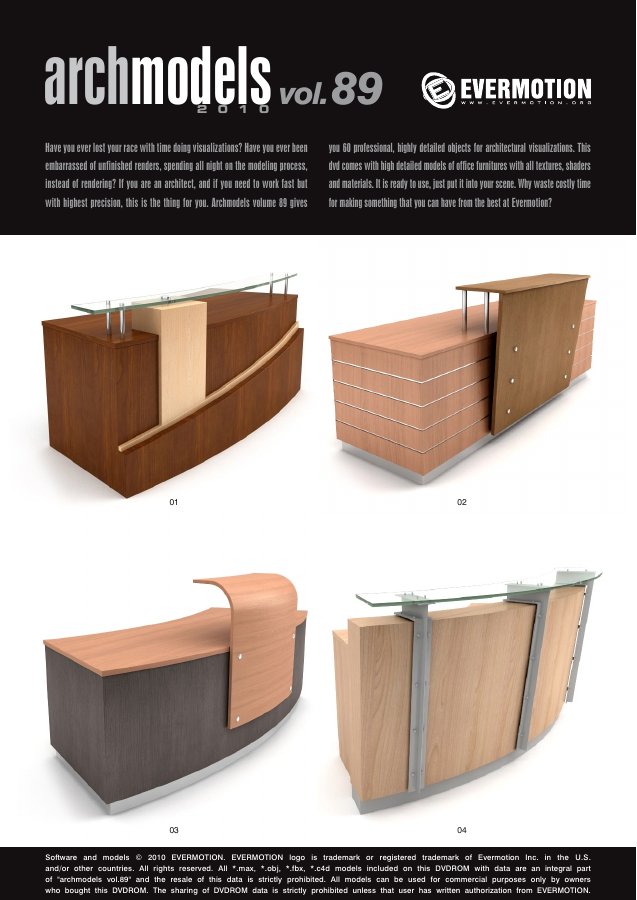 Archmodels Vol. 089 catalogue first page